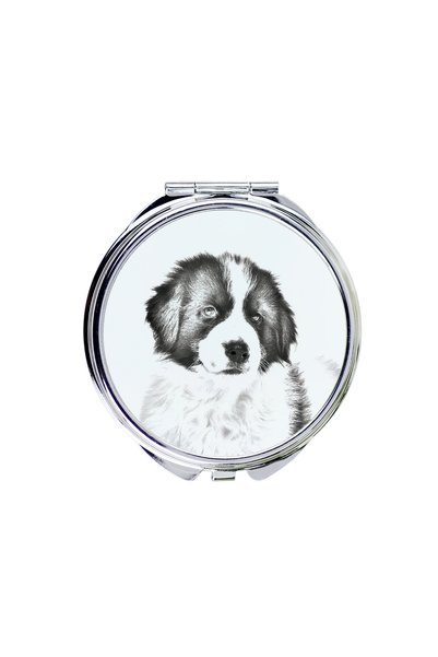 Art - Dog Art-Dog Oglindă de buzunar Tornjak cu imprimeu de câine - Oglindă d...