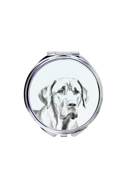 Art - Dog Art-Dog Oglindă de buzunar Coonhound Negru și Bej cu imprimeu de câ...