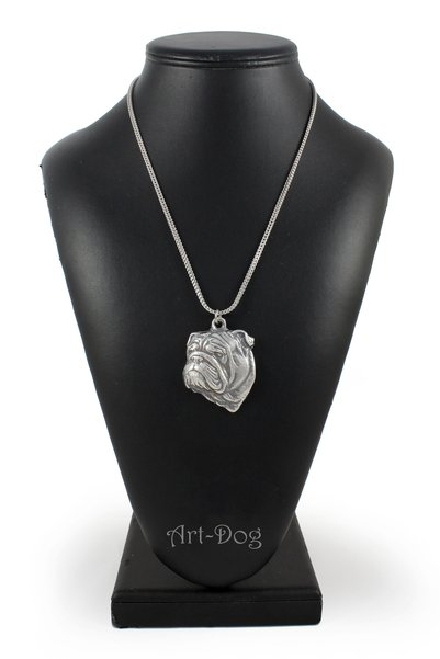Art - Dog Colier placat cu argint Bulldog Englez Art-Dog