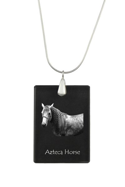 Art - Dog Colier cu pandantiv de cristal Art-Dog pe lanț placat cu argint, ca...