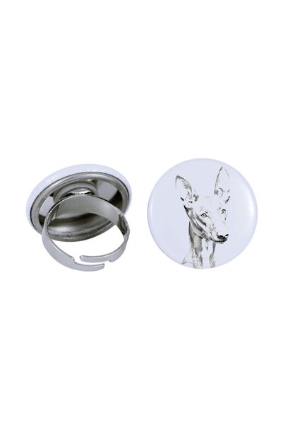 Art - Dog Inel Art-Dog Pharaoh Hound cu imagine de câine - Metal acoperit cu ...