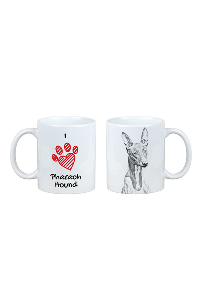 Art - Dog Cană Art-Dog Pharaoh Hound cu imprimeu de câine și inscripția "I lo...