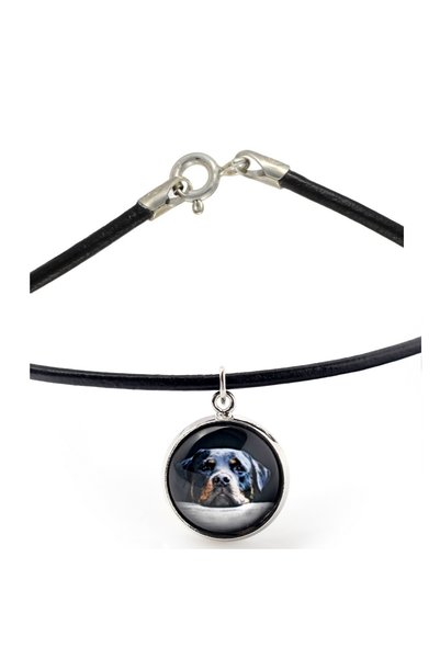 Art - Dog Colier Art-Dog Rottweiler cu fotografie de câine