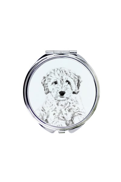 Art - Dog Art-Dog Oglindă de buzunar Cockapoo cu imprimeu de câine - Oglindă ...