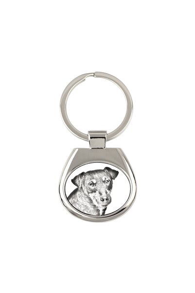 Art - Dog Breloc Art-Dog Jagdterrier cu imprimeu de câine - Stil schiță cu cr...