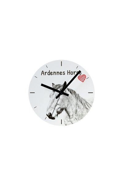 Art - Dog Ceas de perete Art-Dog Ardennes cu cal și imprimeu de cal - cadran ...
