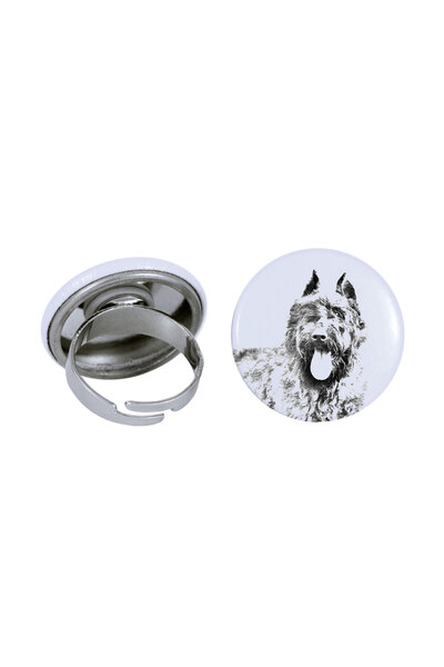 Art - Dog Art-Dog Bouvier des Flandres Inel cu imagine de câine - Metal acope...