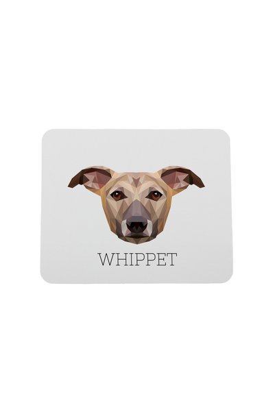 Art - Dog Covoraș de mouse Art-Dog Whippet cu design geometric cu câine și te...