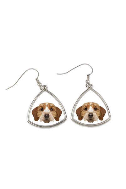 Art - Dog Cercei Art-Dog Basset Fauve de Bretagne cu portret geometric de câi...