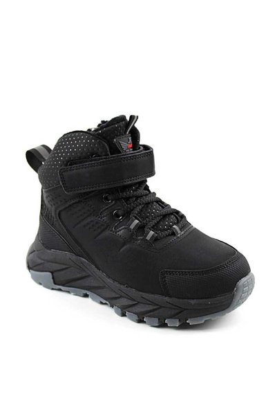 mm Ghete sport , imblanite , pentru copii , cu talpa groasa C40360-BLACK
