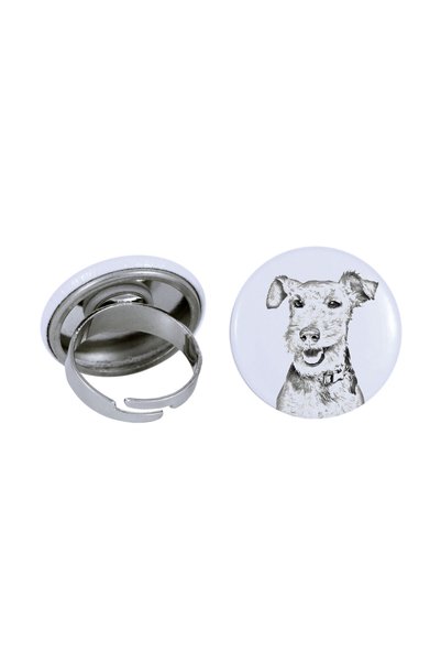 Art - Dog Inel Art-Dog Welsh Terrier cu imagine de câine - Metal acoperit cu ...