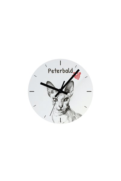 Art - Dog Ceas de perete Art-Dog Peterbald cu imprimeu pisică - Cadran din MD...