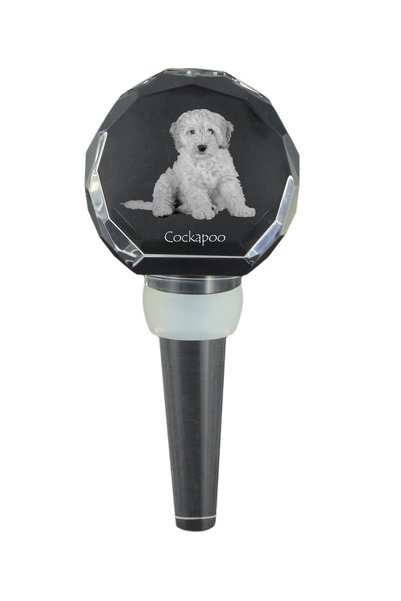 Art - Dog Dop de sticlă din cristal Art-Dog Cockapoo cu gravură de câine
