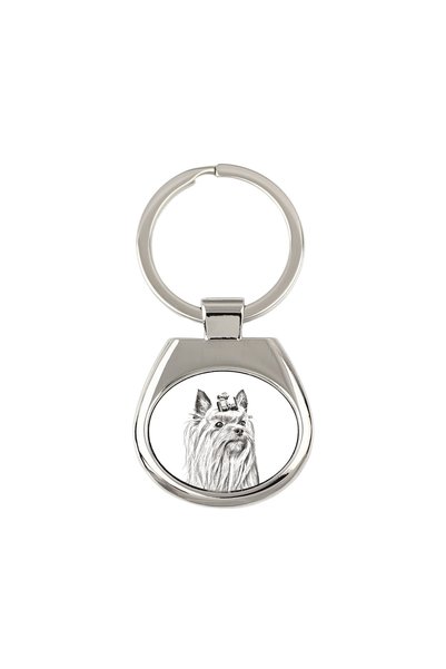 Art - Dog Breloc Art-Dog Yorkshire Terrier cu imprimeu de câine - Stil schiță...