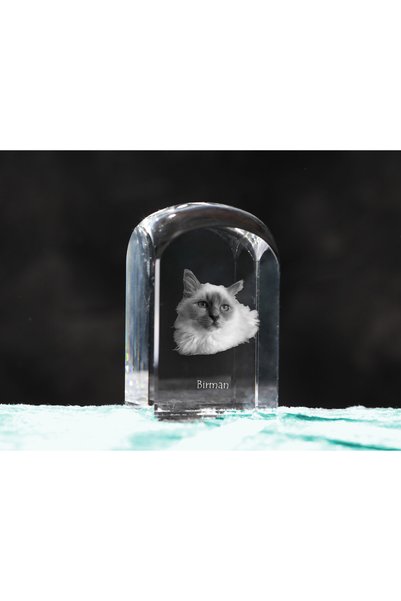 Art - Dog Prespapier de cristal Art-Dog, pisică birmană cu gravură - Cristal ...