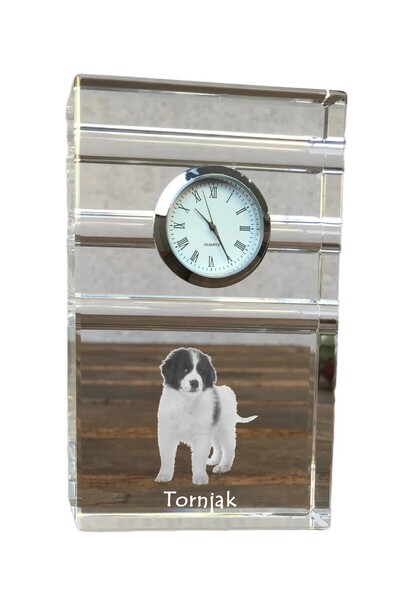 Art - Dog Ceas de cristal Art-Dog Tornjak, de masă, cu gravură cu câine