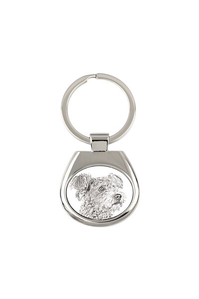 Art - Dog Breloc Art-Dog Pumi cu imprimeu de câine - Stil schiță cu creion - ...
