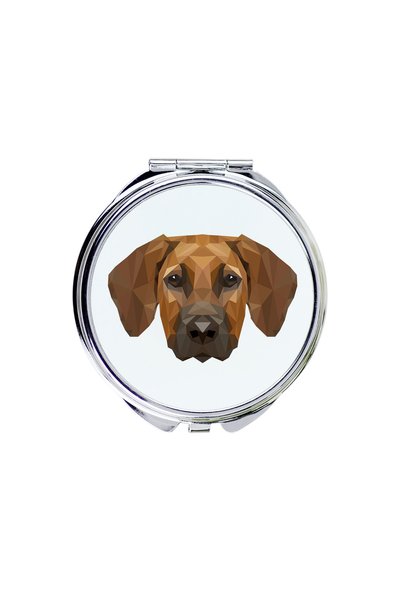 Art - Dog Art-Dog Oglindă de buzunar Rhodesian Ridgeback cu design geometric ...