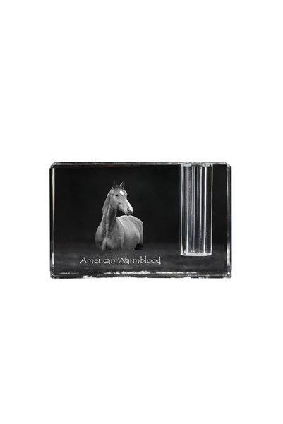 Art - Dog Art-Dog Suport de pixuri din cristal, cald, American Warmblood, cu ...