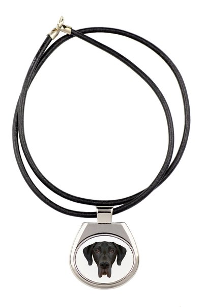 Art - Dog Colier Art-Dog cu Dachshund și design geometric de câine - Lungime ...