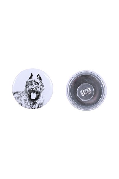 Art - Dog Cercei rotunzi Art-Dog Bouvier des Flandres cu imagine de câine - M...