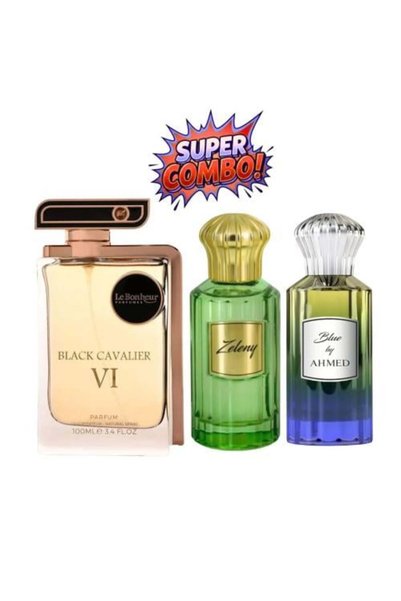 MARYAM Le Bonheur Perfumes Black Cavalier VI Combo Blue بواسطة Ahmed And Zeleny