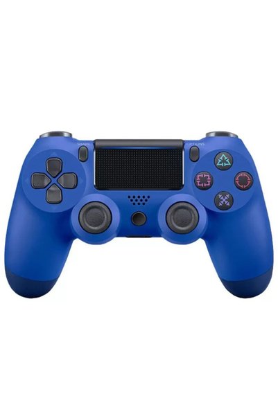 Generic Brand وحدة تحكم متوافقة مع جهاز PS4، لون أزرق.