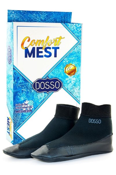 Yasir Dosso Comfort Thermal Slippers. Size 40. Waterproof. Leather Sole, Turt...
