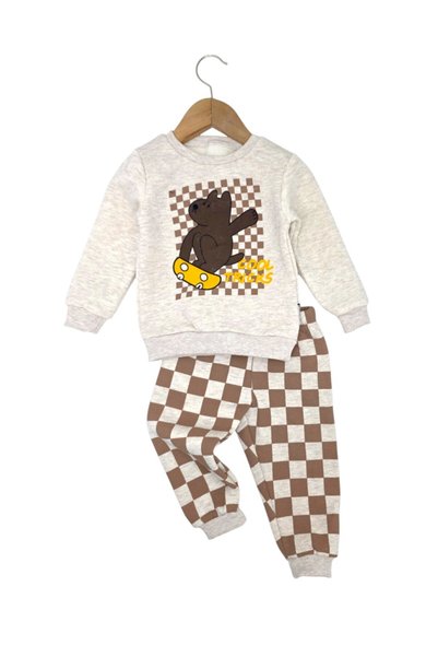 Egelite Boys' Checkered Pants, Ages 1-2-3-4, Winter, 3-Ply, Brushed Inside, 2...