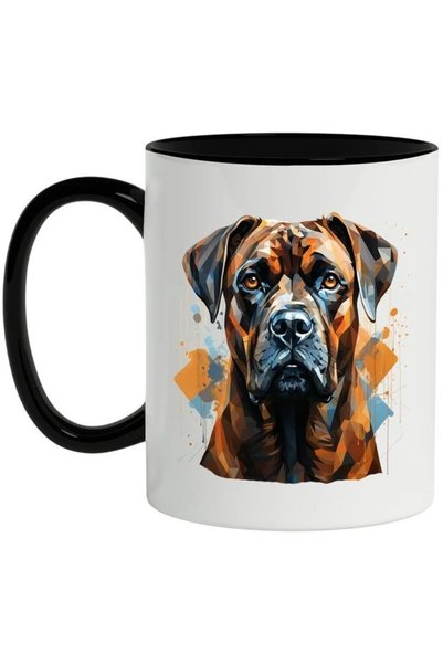 INOVATIX Cana Cu Caine, Geometrie, Picaturi Vopsea, Ilustratie, Multicolor 33...