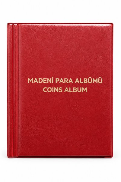 Mini Para Albümü – 120 Para Kapasiteli | Kırmızı