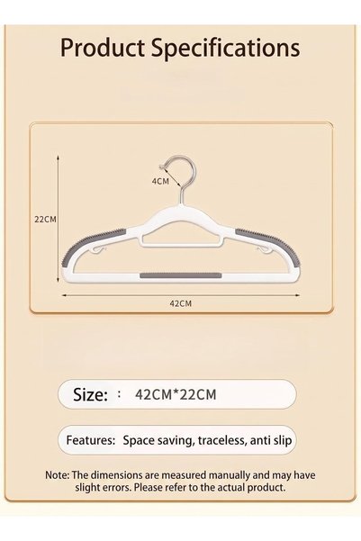 Generic 20 Pack Non-Slip Clothes Hangers, 360° Rotatable Heavy Duty Hangers w...