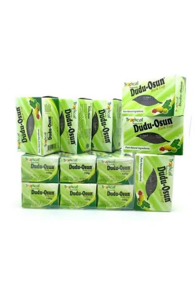 Dudu-Osun® طقم 12 قطعة صابون أسود 150gx12