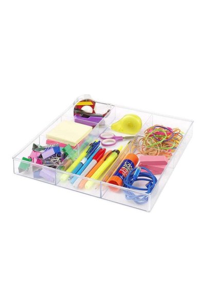 Generic TPGP 6-Section Clear Drawer Organizer