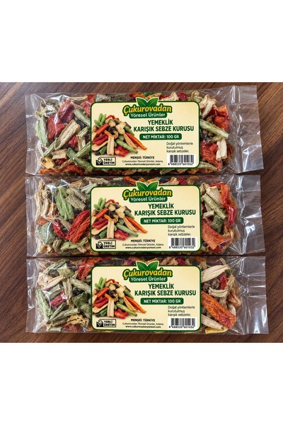 Yemeklik Karışık Sebze Kurusu (100 GR)