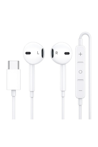 Velpron Original USB-C Wired Earphones for iPhone 17/16/15 Series, HiFi Stere...