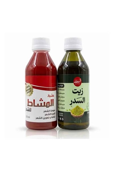 Gerenic الثنائي الملكي لتطويل وتكثيف الشعر (زيت السدر + عشبة المشاط)
