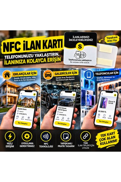 ARVELAND NFC Reklamna kartica za preusmeravanje - Za agenta za nekretnine, ga...
