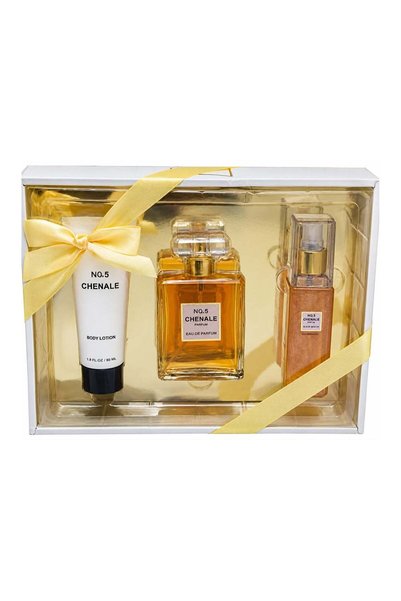 ONLYOU PERFUME COLLECTION CHENALE NO.5 Gift Set – 3 قطع |   100 مل EDP + بخاخ...