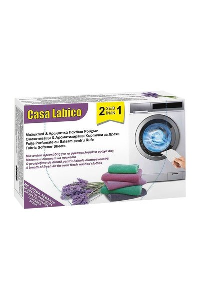 Casa Labico Foițe parfumate 2în1 Casa Labico, 30 buc, lavandă – reduc șifonar...