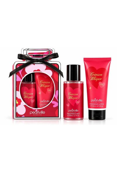 Pearlville مجموعة هدايا عطور Cranberry Whisper Gift Set |   عطر مستوحى من الف...