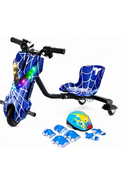 stars pearl Mini Electric Drift Scooter for Kids (6.5") - 3 Speeds with Free ...