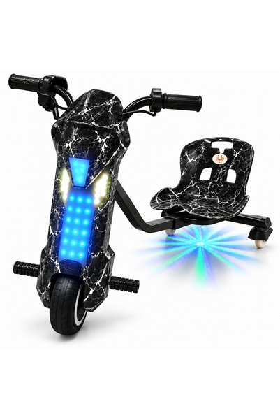 stars pearl Mini Electric Drift Scooter for Kids (6.5") - 3 Speeds with Free ...
