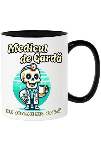 INOVATIX The Doctor on Duty Never Sleeps Skeletons Mug With Doctor Coffee Cup...
