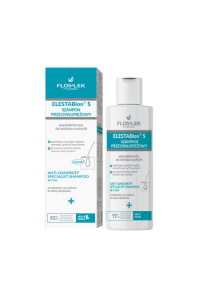 FLOSLEK PHARMA إيلستابيون ®   شامبو متخصص لمكافحة قشرة الرأس للشعر الجاف - 15...