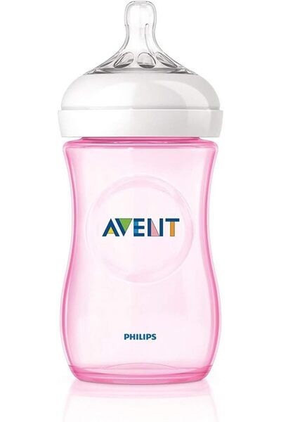 Philips AVENT Natural Response 3.0 Pink Feeding Bottle 260ml SCY903/11