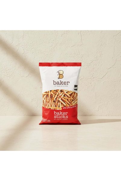 Baker بسكويت ميني برتزل مالح STICKS MINI PRETZELS
