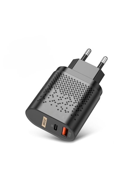 LUXER Incarcator Priza Inteligent Luxer, 1 port USB 3.0 si 1 port USB Type C ...
