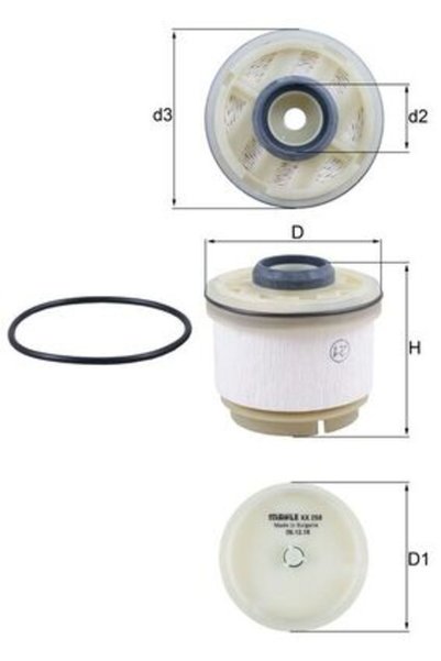 MAHLE Горивен филтър KX 268D