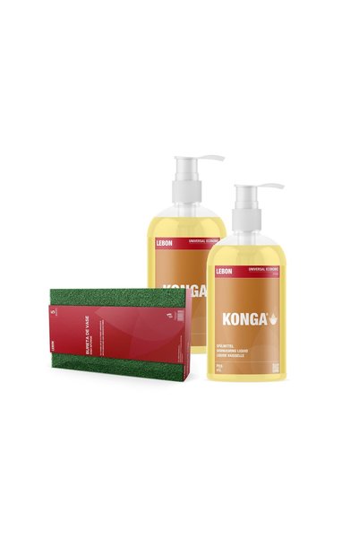 Konga Set pentru spălarea vaselor: Set - 2 x Detergent universal pentru vase,...